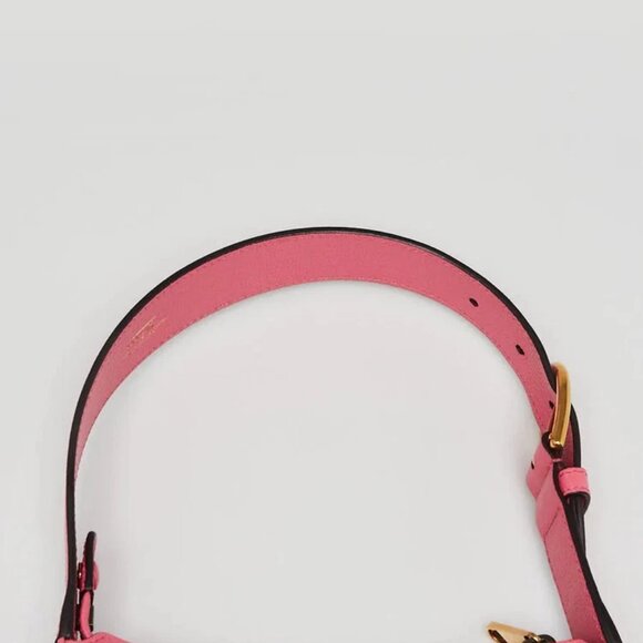 Gucci Pink Leather Double G Aphrodite Mini Shoulder Bag - Picture 5 of 11